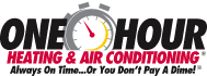 One Hour Heating & Air Conditioning Logo